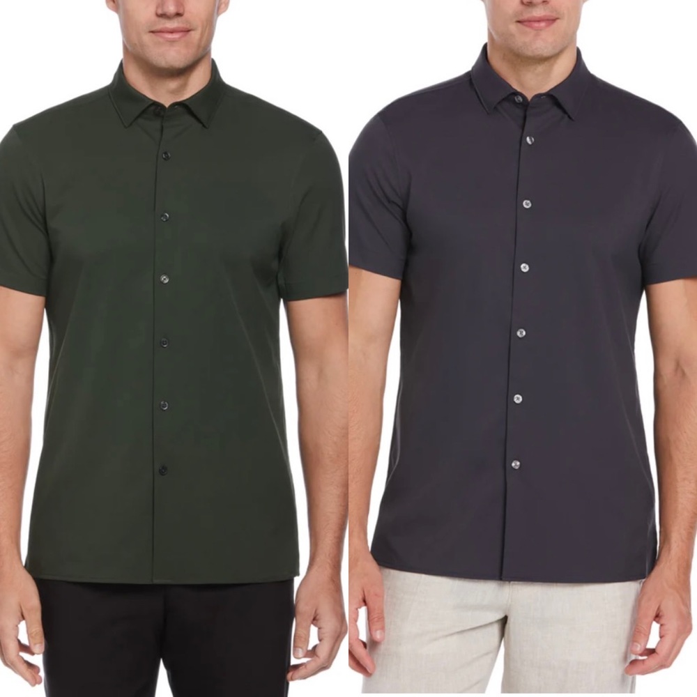 Perry Ellis Slim Fit Total Stretch Shirt (X2)